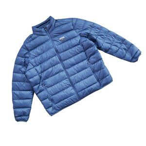 Eddie Bauer EB650 Goose Down Puffer Coat Men's XXL Blue